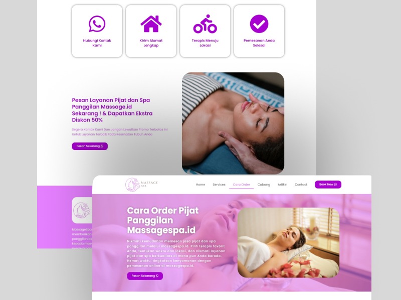 Website Profesional Terjangkau untuk Bisnis Spa Anda