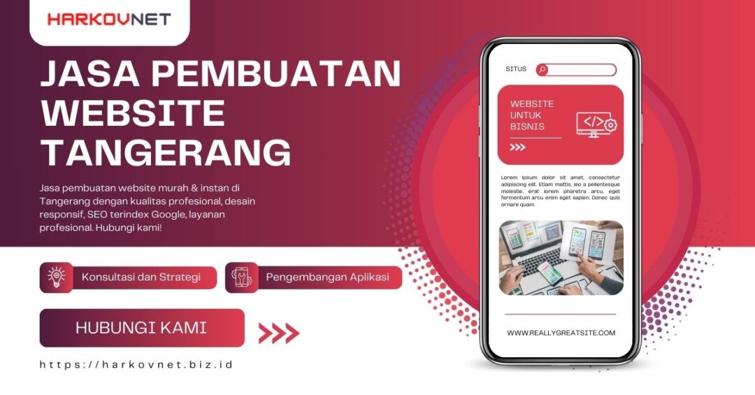 Jasa Pembuatan Web Tangerang Murah & Instan!