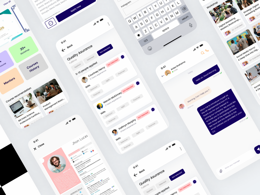 UI/UX Proyek: Aplikasi Kerja Mobile oleh Harkovnet Indonesia